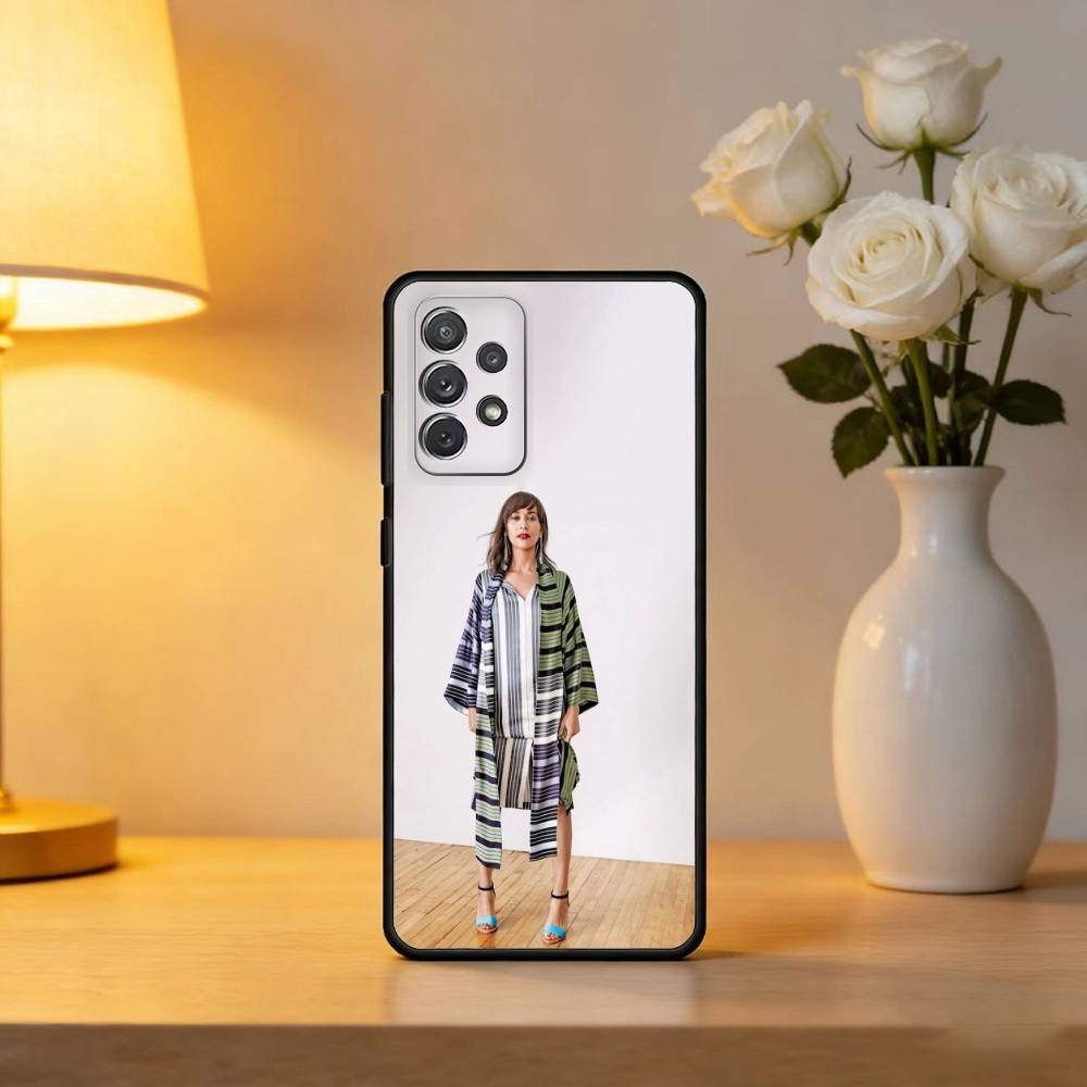 Beauty R-Rashida J-Jones Phone Case For Samsung Galaxy A73,A72,A71,A70,A53,A52,A51,Soft Silicone Black Cover