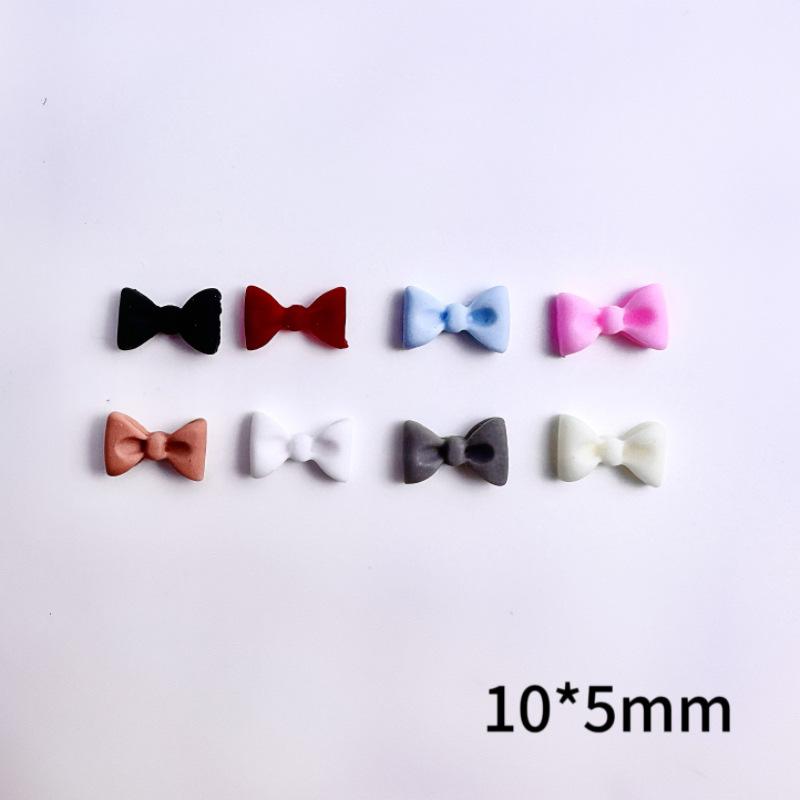 New Resin 3D Bow Tie Nail Art Accessories Cute Mini Handmade DIY Materials for Girls