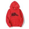 Cross Los Angeles Print Sweatshirts - European Size, Men’s Loose Fit