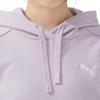 Puma Solid Color Casual Loose Hooded Long Sleeve Sweatshirt Women Sweatshirt Purple 682158-60