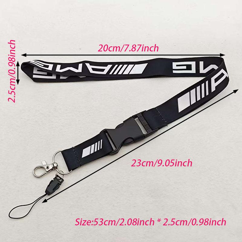 AAM1 Luxury Lanyard Keychain For Mercedes-Benz AMG W203 W204 W205 W212 W213 W221 W222 W223 W176 W177 B C E CLA GLA GLC CLE GLS Class