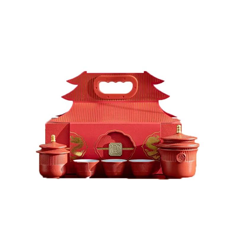 Bo Ren Shu Forbidden City Style Ceramic Tea Set