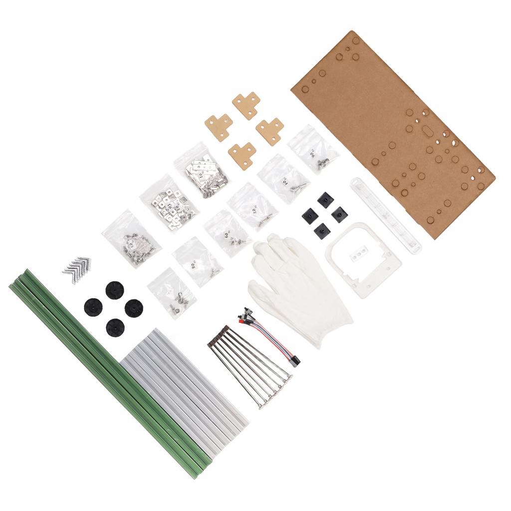 ATX Computer Open Case Bracket Good Heat Dissipation Support 4 PCI Slot Colored Aluminum Alloy DIY Bare Frame for Home