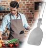 Outdoor Cooking Utensil Stainless Steel Camping Heat-Resistant Non-stick Foldable Handle Portable Turner BBQ Spatula Colander Spoon Durable