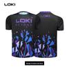 Neue LOKI Tischtennis Trikots für Damen und Herren, schnelltrocknende atmungsaktive Wettkampfsportbekleidung, Trainings-Kurzarm