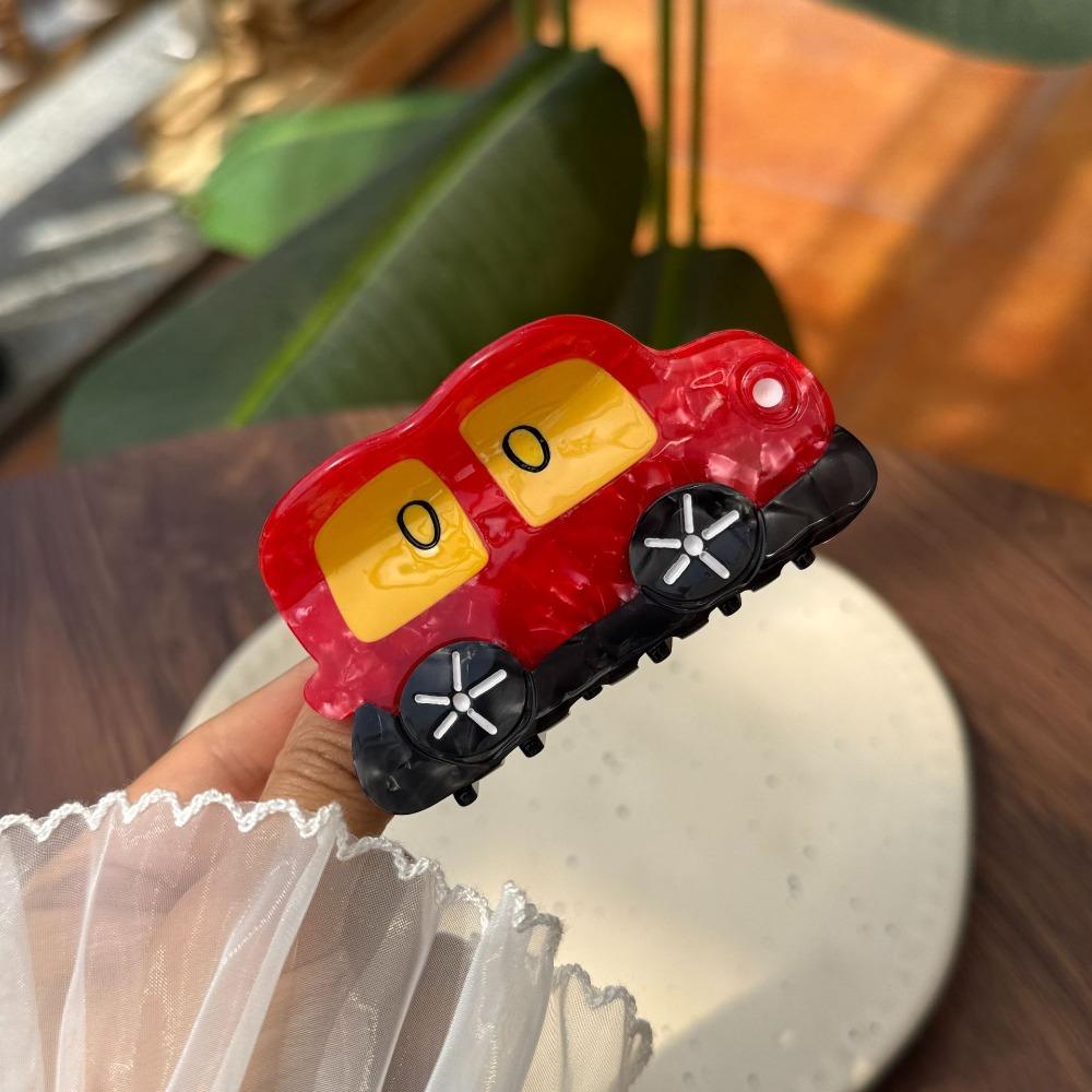 Waterproof Acetic Acid Hair Claw Watermelon Acrylic Hair Accessories Creative Car Shark Clip  Daily