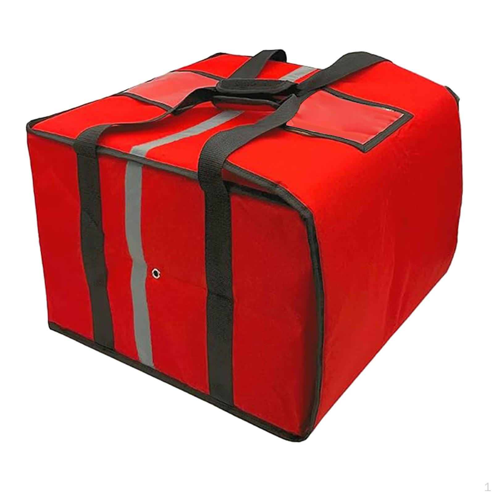 Сумка-переноска для пиццы, Термосумка для еды, Многоразовая для доставки, Изолированная сумка для продуктов, для доставки, Кемпинга