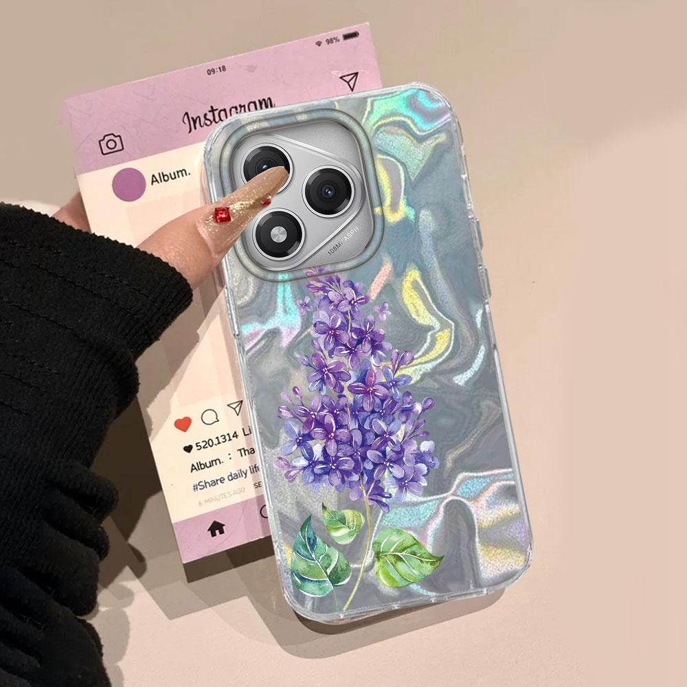 Summer Pink Rose Flowers Phone Case for Honor 400 200 Smart Pro Magic7 6 5 Lite X9a X9c X8b X8a X8c X7c Silicone TPU Shell Cover