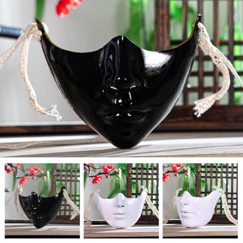 Masquerade Half Face Mask Halloween Eye Cover Mouth Cover Masquerade Costume Decoration for Women Men Halloween Dress Up