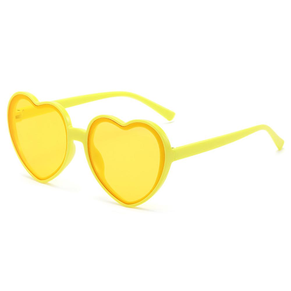 Retro Uv400 Protection Heart-Shaped Sunglasses Halloween Cosplay Party Glasses Summer Heart Sunglasses For Women