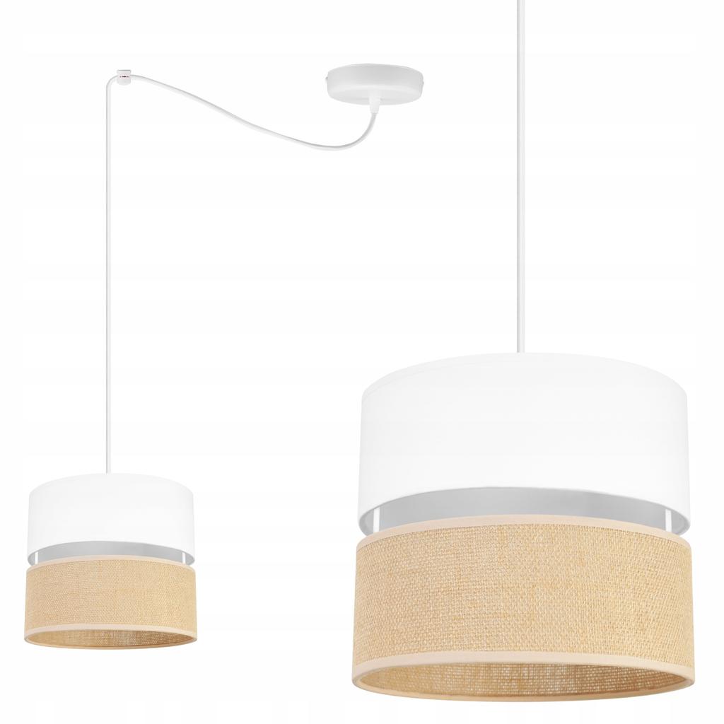 Ceiling Hanging Lamp, Lampshade 20 Cm, White Spider