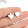 Lovely Dog Paw Earrings Women Multiple Stainless Steel Earings Fashion Jewelry Mushroom Rocket Lighter Ear Studs Weird Gift