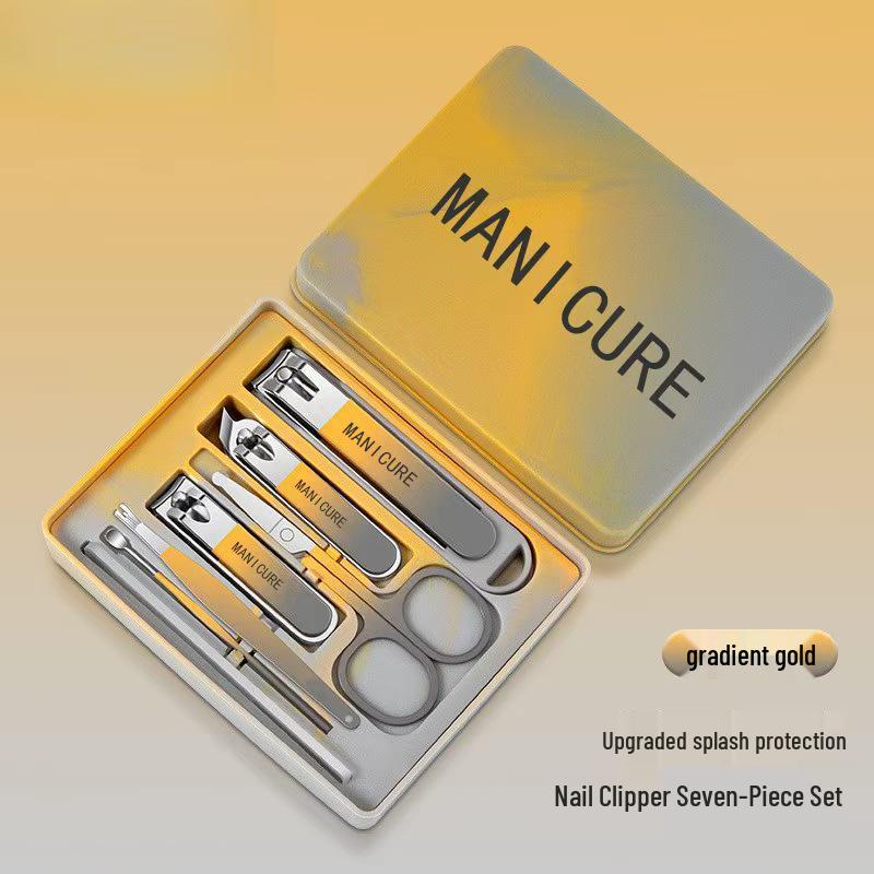 Portable Anti-Splash Nail Clipper & Manicure Set