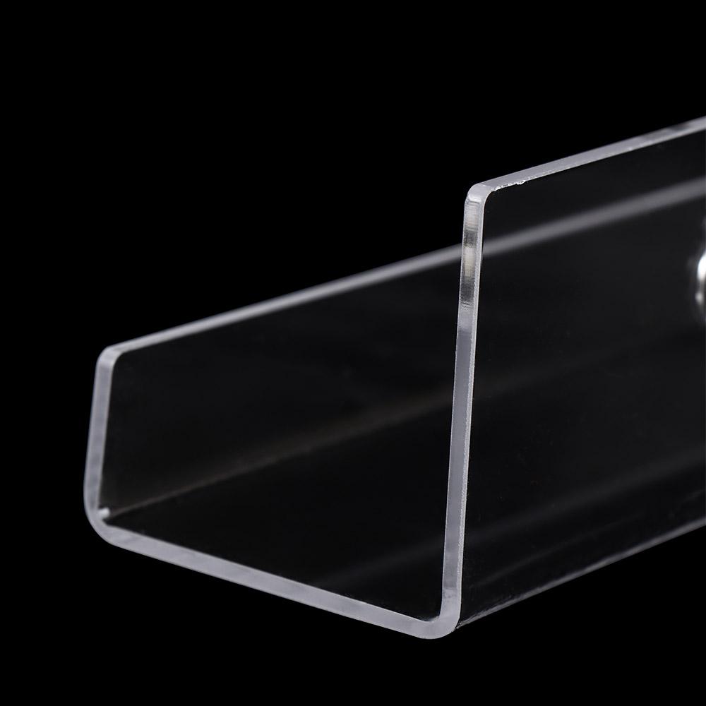 4"/12"/15" Vinyl Record Shelf Wall Mount Clear Lightweight Floating Shelves for Books Acrylic Wall Decor Magazine Rack Bedroom