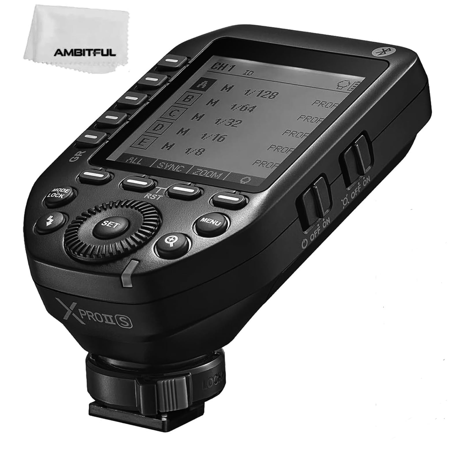 

Authorized GODOX TTL Wireless High Speed Sync Wireless Flash Trigger X System LCD Screen for Sony Cameras [GODOX Agent] XProII-S 2.4G 1/8000s