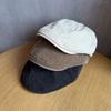 Korean Vintage Classic Cotton Cap With Short Brim And Breathable Material For Spring Fall