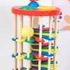 With Hammer Knock Ball Drop Ladder Game Hand-Eye Coordination Training Toys  Home Decoration