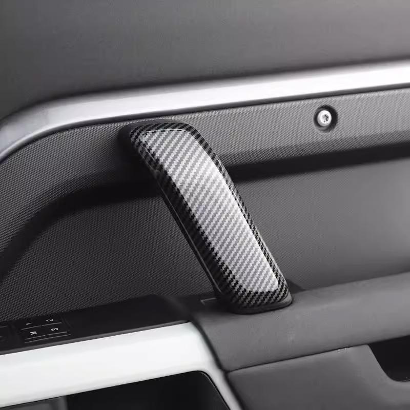 For Land Rover Defender 110 2024 Car Interior Accessories Side Door Armrest Handle Cover Trim 3pcs