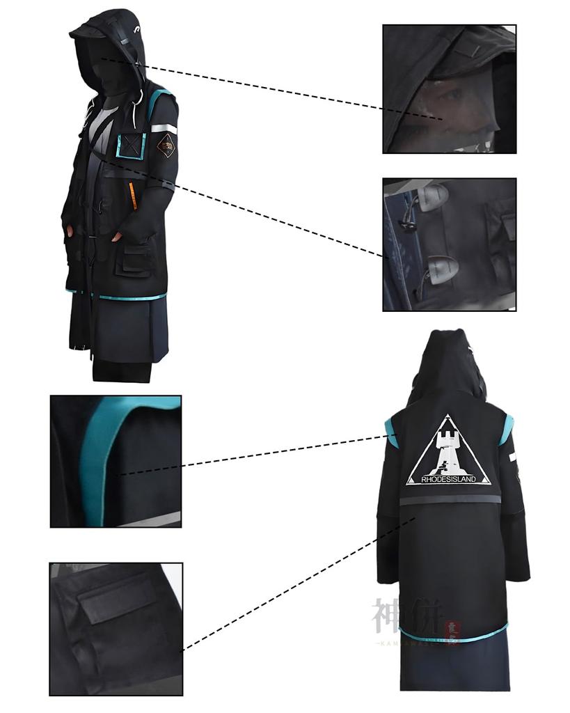 Doctor Cosplay No Wig Island Arknights Cosplay Costume Adult Costume Cultural Festival Event Costume Stage Clothes Doctor Cosplay Doctor [Kamizu