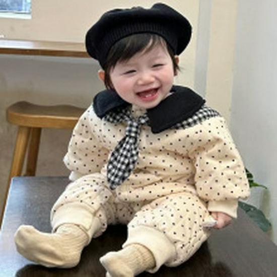 Adorable Autumn & Winter Baby Boy Zipper Jacket & Romper Set for Outings