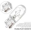 Downhill 10 PCS T10 168 192 Bulb,12V 5W Shockproof Quartz Glass Instrument Light/side Light/Taillight, Multi-function Plug and Play Turn Signal