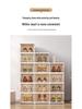 Foldable Transparent Dustproof Multi-Layer Shoe Rack with Side Opening