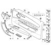 Black Door Lock Pin Trim Left Door Lock Button Trim Trim Accessory OEM 51416975325 Replacement Installation Wear-Resistant