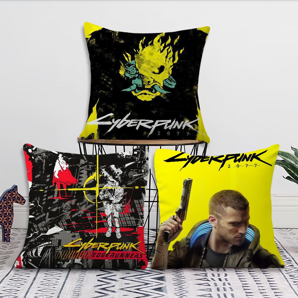 Game 2077 Cushion Cover For Pillow Sofa Printing Decoration Room Home Office Coffee Shop Car Nordic Simplicity