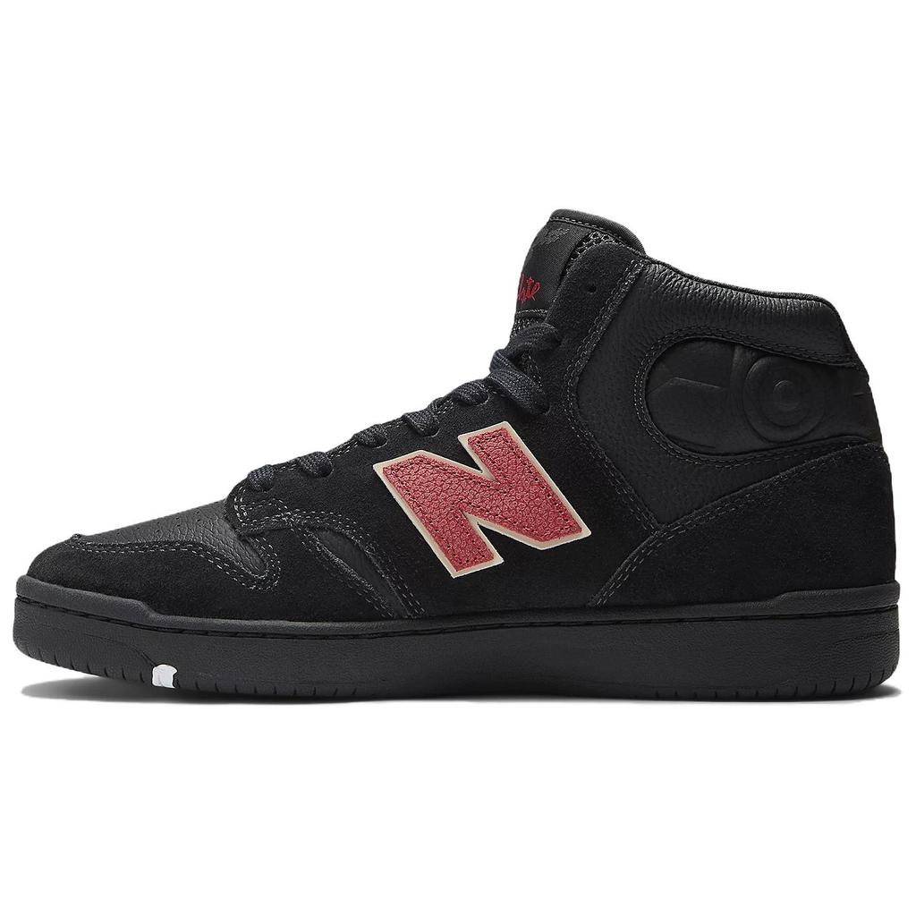 Chocolate Skateboards x New Balance Numeric 480 High Black Red Unisex Sneakers NM480HCH