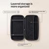 MX Keys Mini Keyboard EVA Hard Storage Case Waterproof Anti-drop Protective Bag with Smooth Zipper for Travel Home Storage