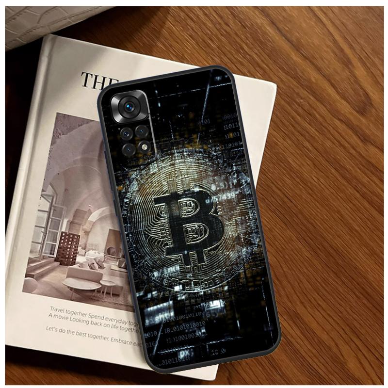 Bitcoin Case For Xiaomi Redmi Note 14 9 10 11 12 13 15 Pro Plus Cover For Redmi 15 C 14C 12C 10C 13C