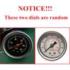 Black Billet Aluminum Inline 6 AN AN6 Fuel Filter 1/8 NPT Pressure Gauge Port