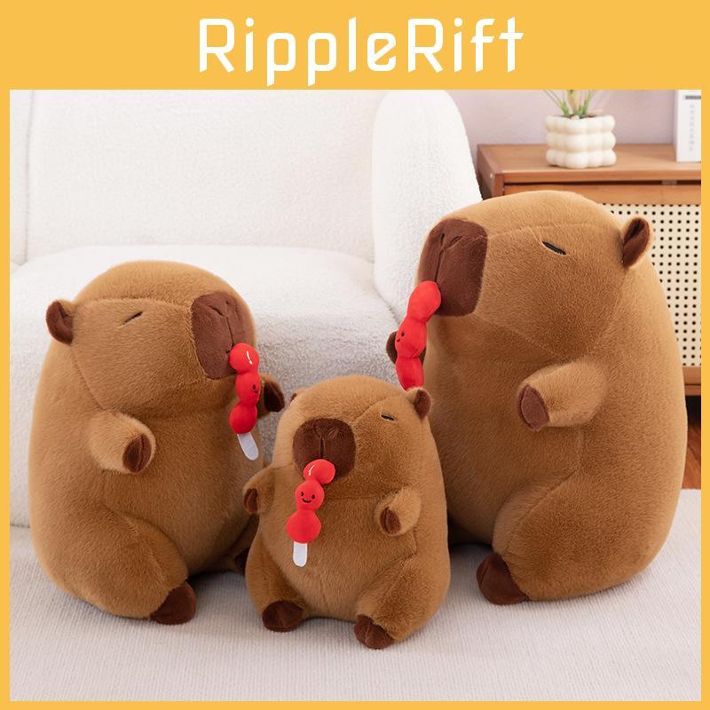 Nosepicking Cartoon Capybara Plush Doll Figure Candy Toy Room Decor Gift Girl