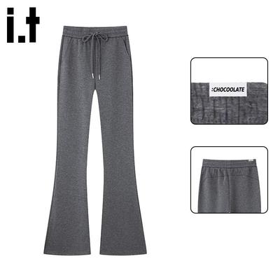 High-Waist Schlag-Jogginghose für Damen