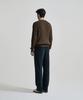 Sergio Tacchini M V-Neck Cable Sweater Cardigan (D.Brown)