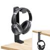 NEETTO HS906 Headphone Stand & Hanger, 2-Way, Desktop/Under-Desk Use, 360-Degree Rotation.