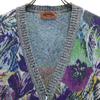 Missoni Long Sleeve V Neck Cardigan 44 Purple Women Used