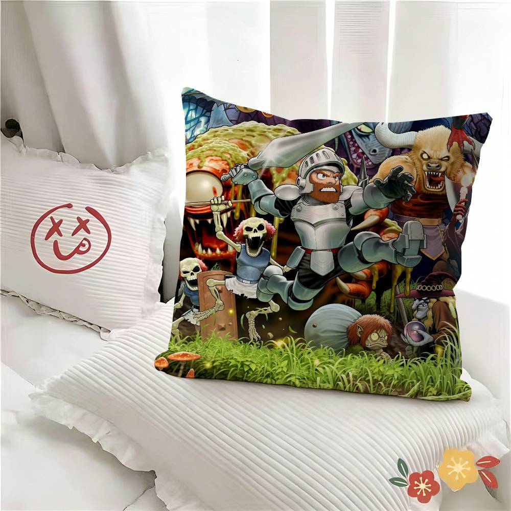 Stück Goblins N Ghosts Kissenbezug Mode Quadratischer Kissenbezug Schlafzimmer Sofa Raum Ins Dekoration Freizeit