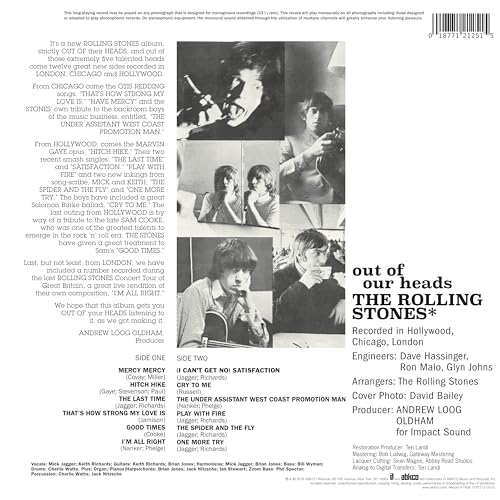 Out Of Our Heads [Analog]