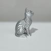 3D Printed Cat Figurines, Modern Artistic Cat Ornaments for Cat Lovers, Artistic Cat Sculpture with Stable Base for Home Entryway