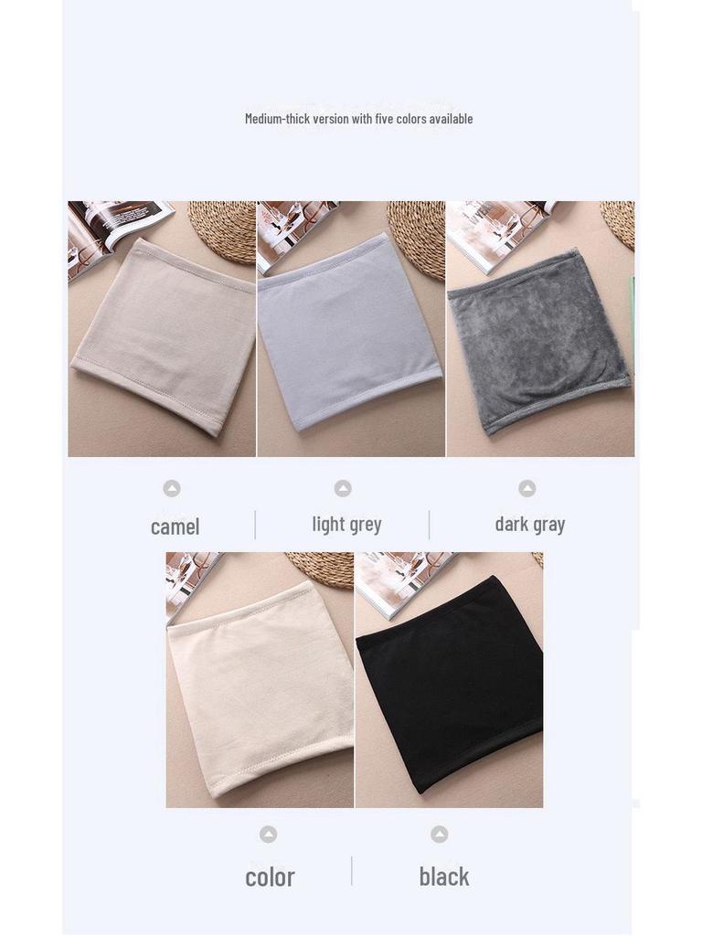 Unisex Thickened Velvet Waist Protection Belt - Winter Cold-Proof Knitted Cotton for Added Warmth