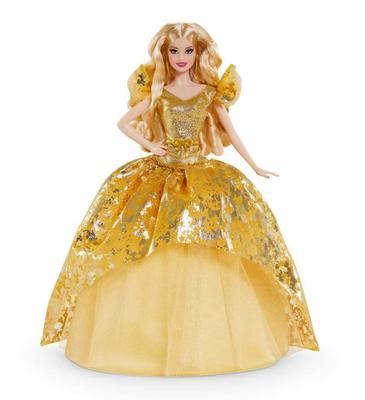 Barbie Signature Holiday Barbie in una scatola speciale e bambola 6 e GHT54 [Include supporto] [Dai 3 anni in su]