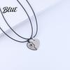 Romantic Heart Necklace Pair 1 Couple Matching Necklaces Pendant Love