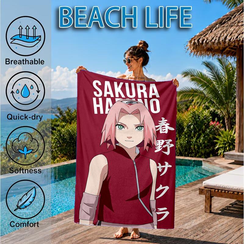 Ninja Team Adventures Beach Towel, Microfiber Beach Towel, Perfect For Pool, Beach, Travel, Home Decor Beach Party Fan gifts