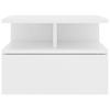 Hanging Nightstand White 40 x 31 x 27 cm Engineered Wood
