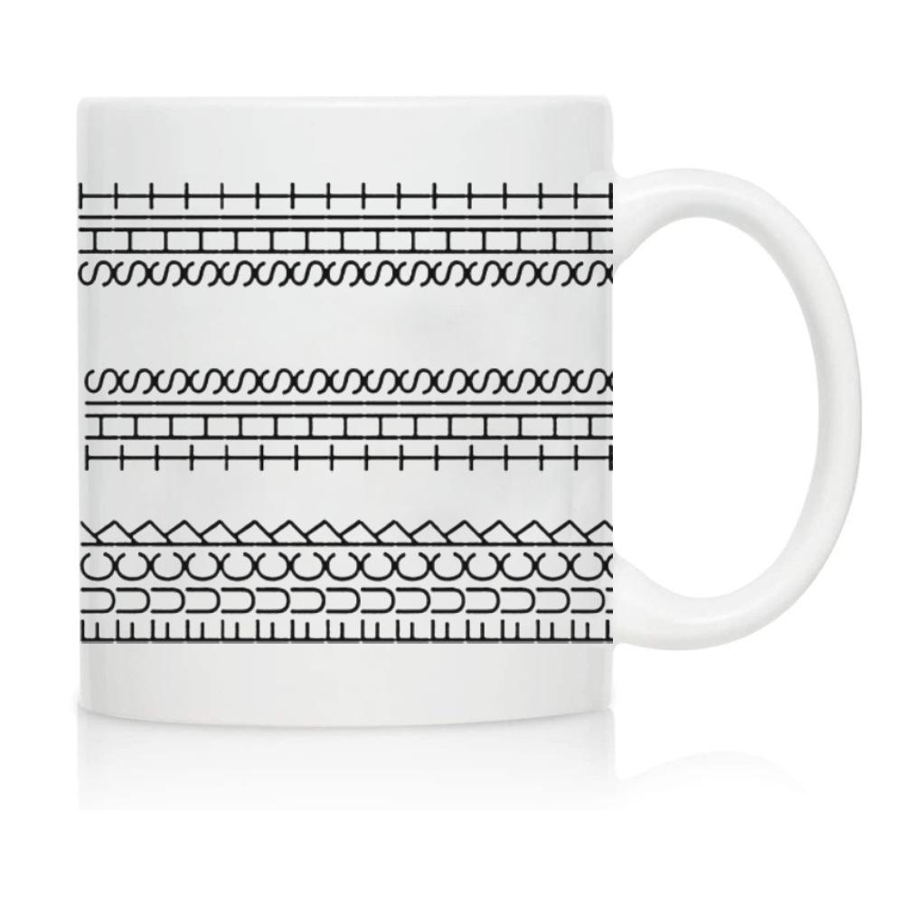 11oz Ceramic Heat Transfer Mug with Custom Logo - Perfect Gift for Dad