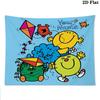 Mr. Men Little Miss Custom Name Wall Tapestry Aesthetic Wall Hanging Printed Fabric Blanket Decorative Tapestries for Bedroom Living Room Home Decor