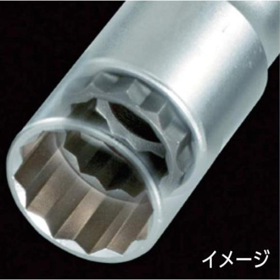 Tajima Durable Double Socket for Impact Driver Hex TSK-T1721-6K 17 X 21mm 1 Piece
