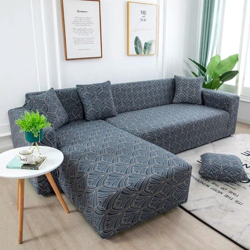 Elastic Sofa Slipcovers Sofa Covers for Living Room Housse Canape 1/2/3/4 Seat Couch Cover Stretch Sectional Furniture Protector
