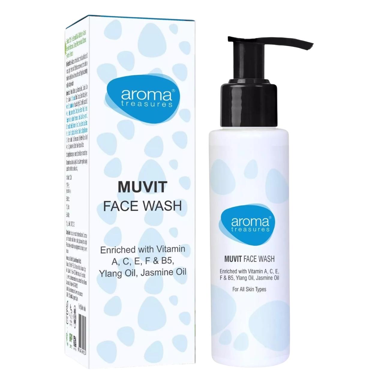 Средство для умывания с Мультивитаминами (100 мл), Muvit Face Wash, Aroma Treasures